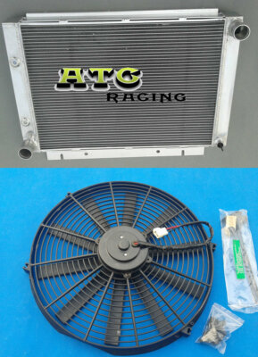 Radiator +Fan For 1960 1961 1962 1963 Ford Galaxie 500Xl 500 XL BASE V8 AT MT