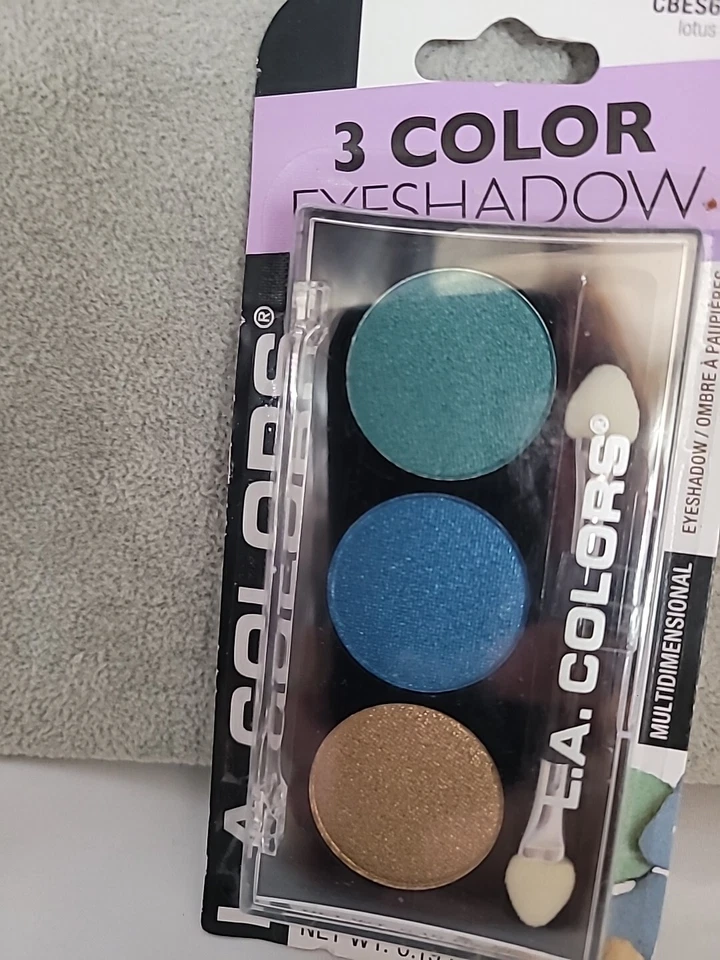 L.A. Colors Lotus 3 Color Eyeshadow CBES621 Multidimensional 3 pcs. New - Image 3 of 4
