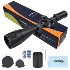 Sniper MT4-12x50 SFP Hunting Rifle Scope R/G/B Illuminated 1'' Tube Parallax ad