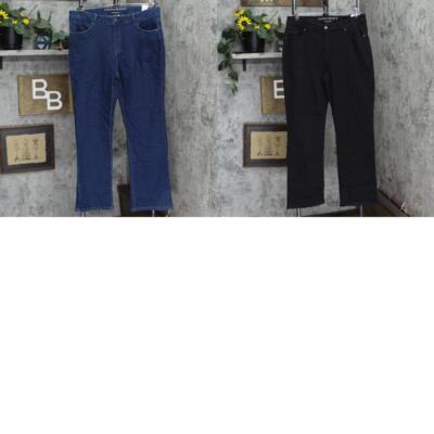 Laura Scott Womens Classic Bootcut Mid Rise Jeans S23554 4