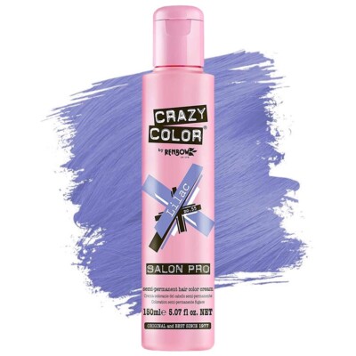 Crazy Color Semi Permanent Hair Color Cream ##55 Lilac 5.07 oz
