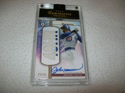 2024 TOPPS LUMINARIES ANDRE DAWSON JERSEY AUTO SIGNED #D/25 CHICAGO CUBS