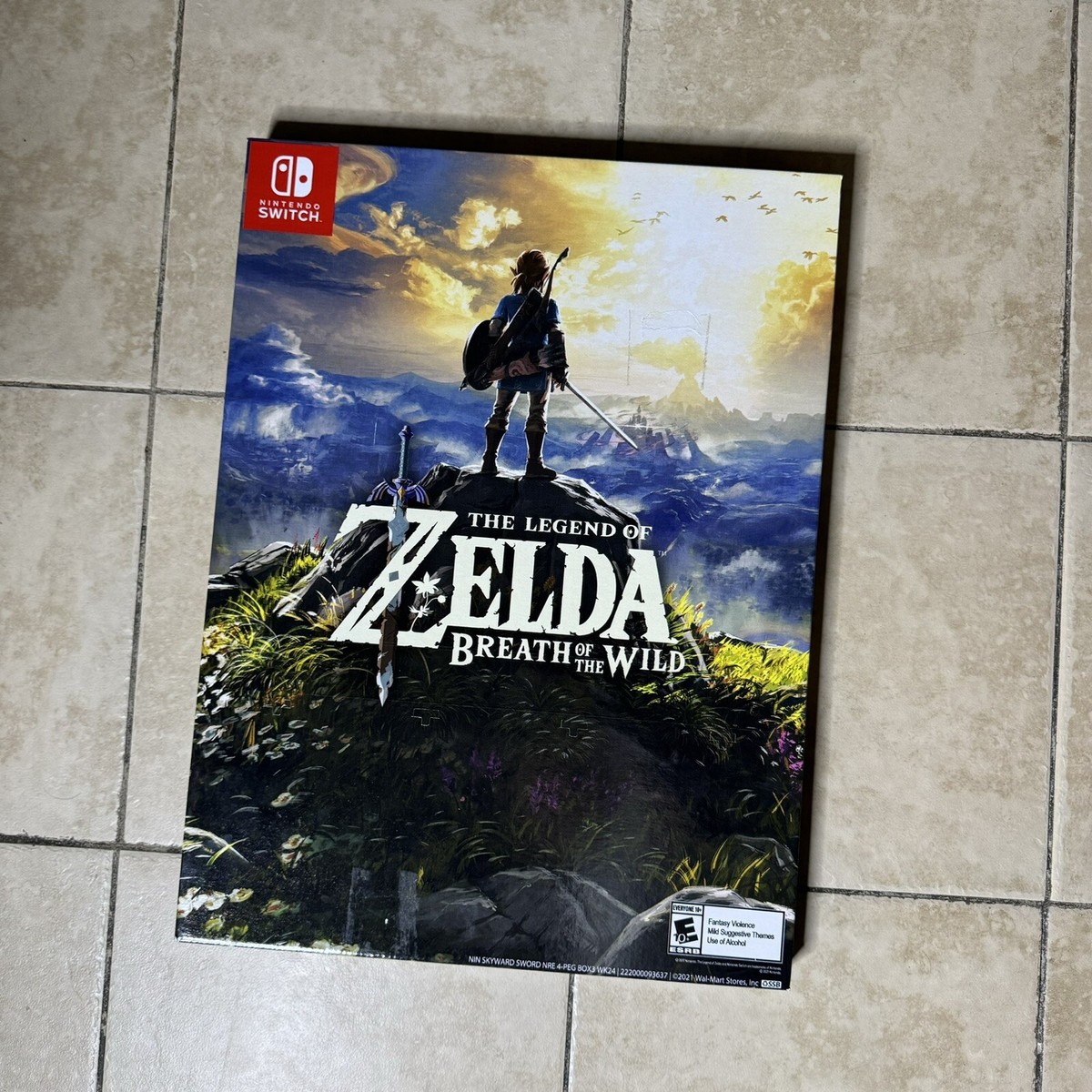 Zelda Breath Of The Wild Nintendo Switch Promo Display Box