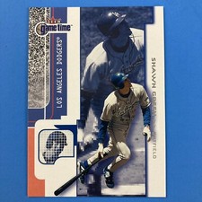 Shawn Green 2001 Fleer Game Time Card #16 MLB Los Angeles Dodgers