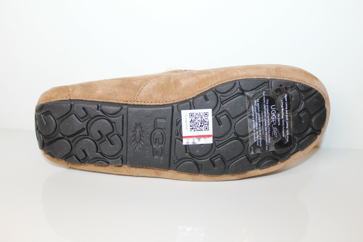 UGG Australia 5775 Men Ascot Moccasins Suede Slippers Slip on