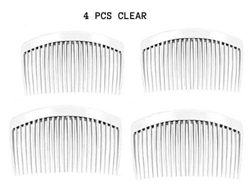 4 Pack Plain Side Hair Combs Slides Grips Hair Accessories hair do new style uk - Picture 34 of 35