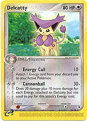 Pokemon EX Ruby & Sapphire  29/109 Delcatty Card 