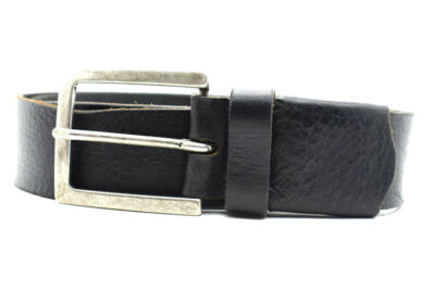 Walbusch Herren Leder Jeans Gürtel Schwarz Größe 40