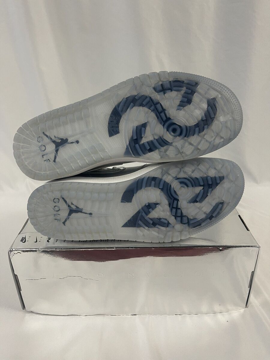 Nike Air Jordan 1 High G NRG Golf Metallic Silver Gift Nike Air Jordan 1 High G NRG Golf Metallic Silver Gift