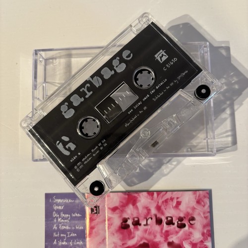 GARBAGE - S-T / GARBAGE (UK CASSETTE TAPE) - Picture 2 of 6