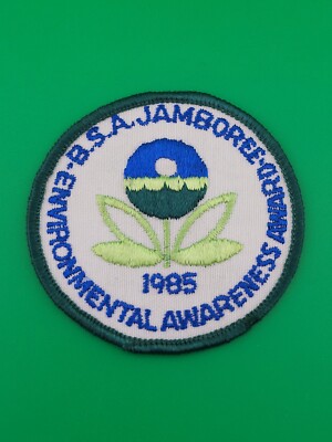 B.S.A. Jamboree 1985 Environmental Awareness Award Patch Scouts America NEW
