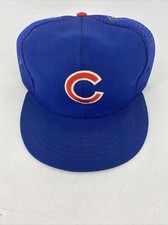 Vintage Mens CHICAGO CUBS SZ Large Snap Back Annco 1980's Made In USA