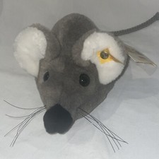 Steiff Cosy Fiep Grey Mouse Plush Stuffed With Tags