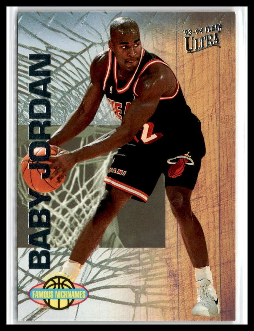 Harold Miner trading card