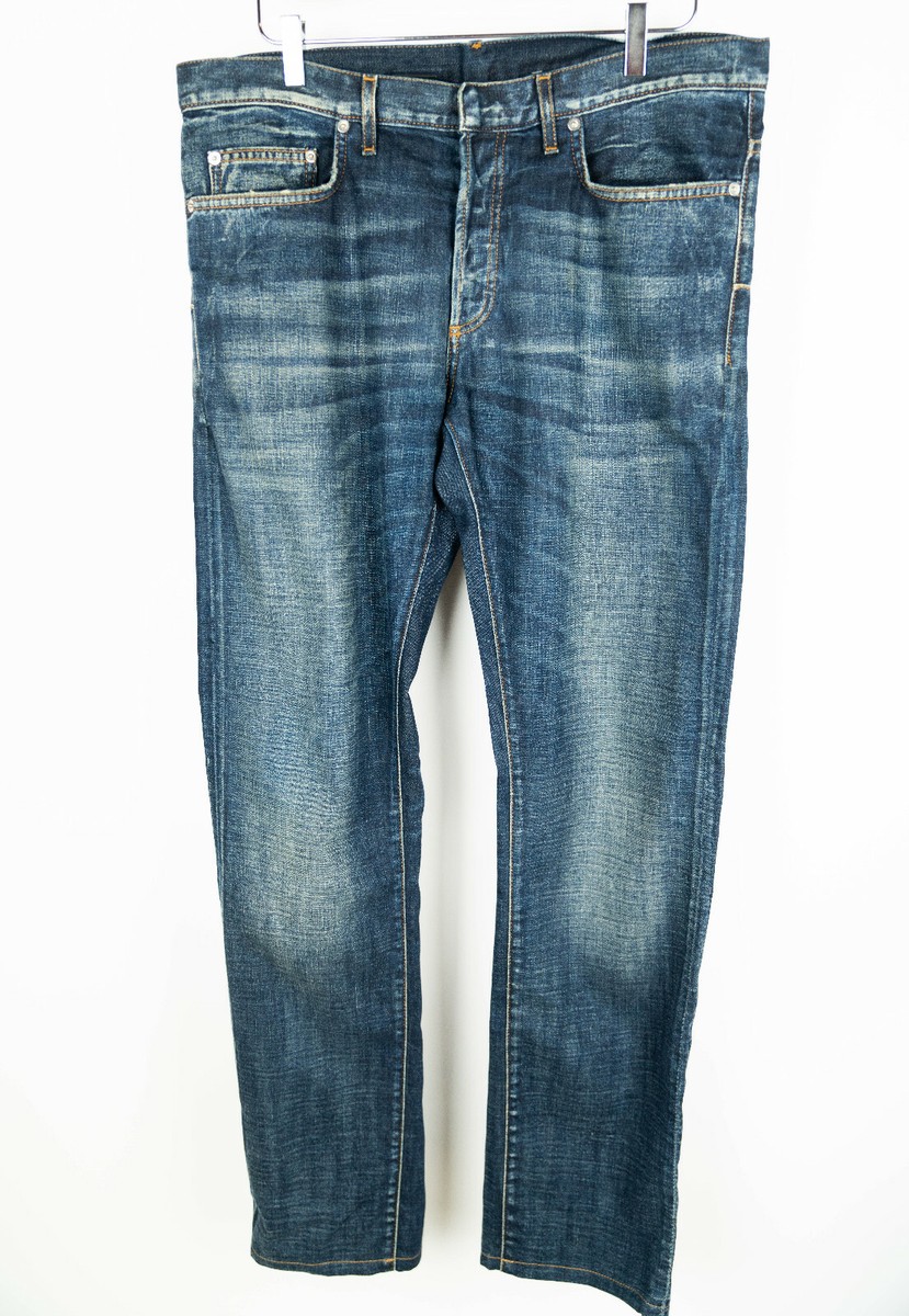DIOR HOMME Blue Jake Jeans Skinny Slim 33 34 35 Washed Light DIOR HOMME Blue Jake Jeans Skinny Slim 33 34 35 Washed Light