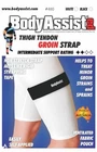 Bodyassist One Size Thigh Tendon Groin Strap Tape Compression Support Recovery