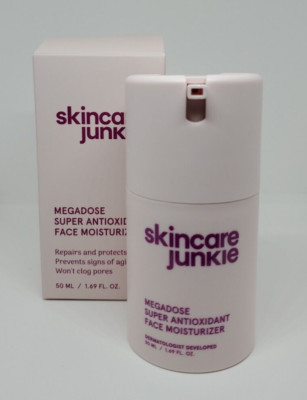 Skincare Junkie Megadose Super Antioxidant Face Moisturizer 50mL / 1.69Oz NIB