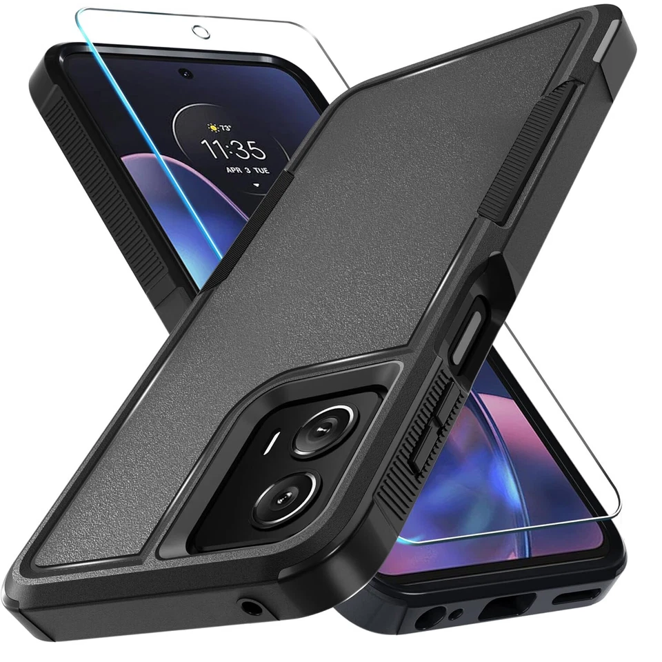 For Motorola Moto G Power 5G 2024 Case Phone Cover Shockproof + Screen Glass - Image 3 of 4
