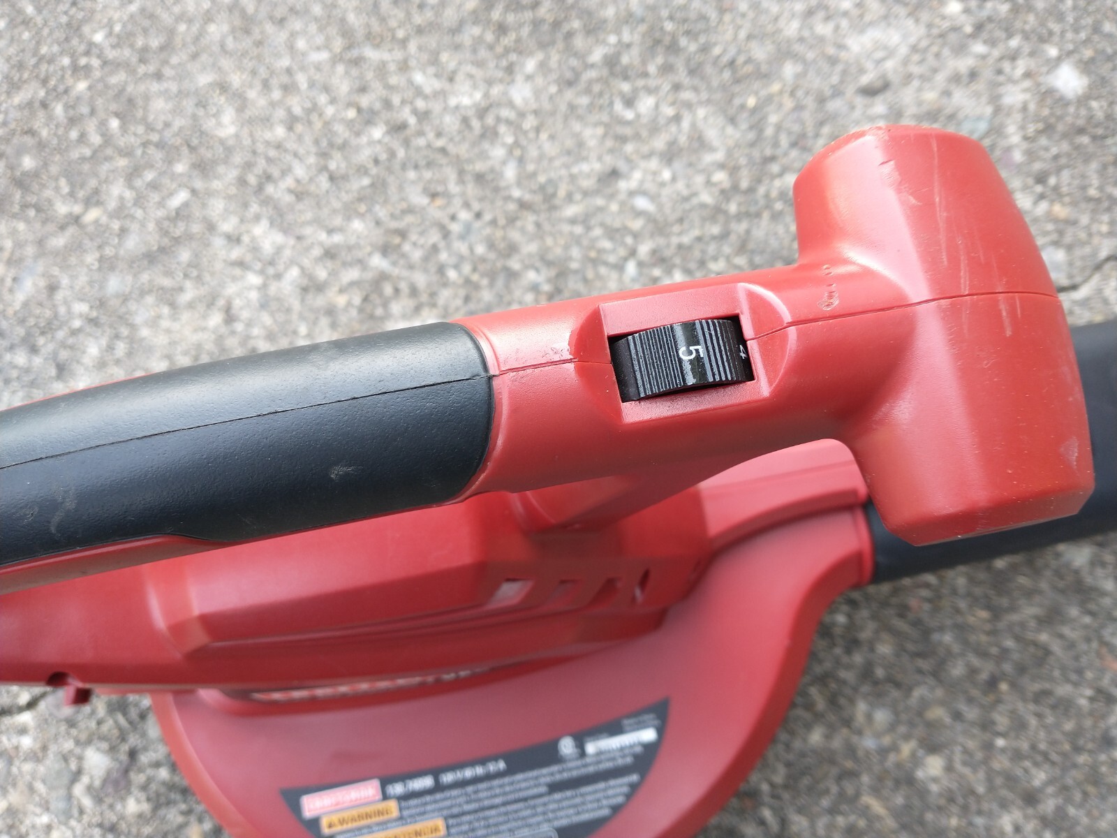 Craftsman 5Speed Electric Leaf Blower Vac, Handheld Lawn Mulch Bag