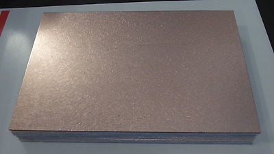 2 pcs. BLUE, FR-4,  8 x 12,  .055, 1/2 oz. Double Sided Copper Clad Laminate PCB