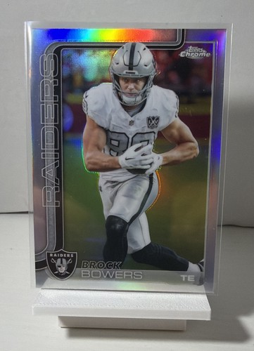2025 Topps Chrome - Brock Bowers #178 Refractor Card