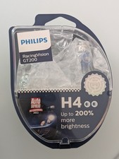 Philips Racingvision Gt200 H4 Halogen Headlight Bulbs Part 12342rgts2 Pack Of 2 Philips Racingvision Gt200 H4 Halogen Headlight Bulbs Part 12342rgts2 Pack Of 2