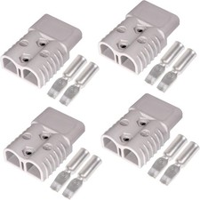 175A 600V Battery Quick Connect Disconnect Connectors 1/0 AWG Cable Plugs 4pack