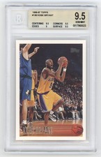 1996-97 Topps Kobe Bryant #138 BGS 9.5 Gem Mint Lakers Rookie Card. rookie card picture