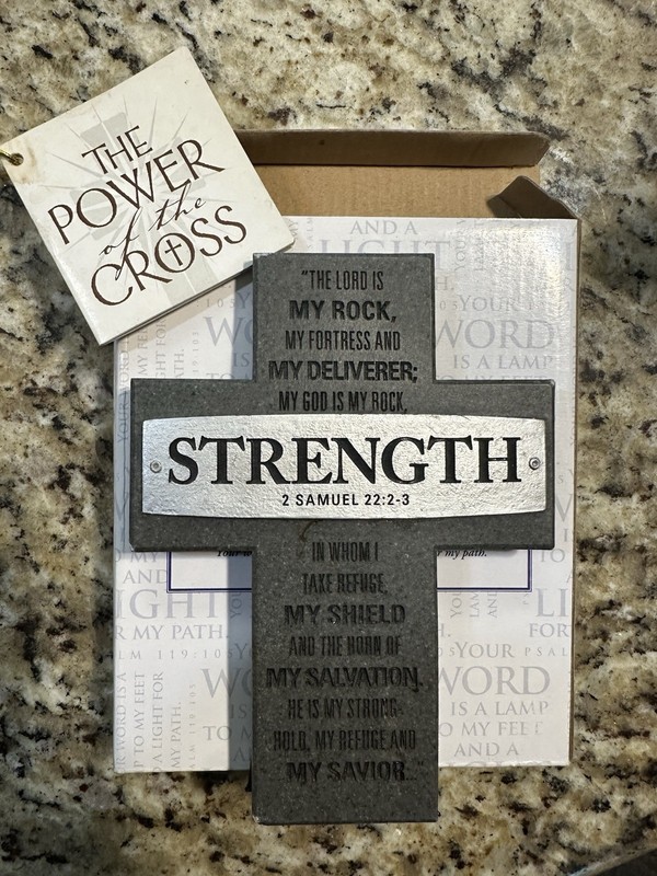 Lighthouse Christian Products "Strength" cross,