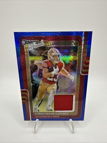 2025 Donruss Optic Christian McCaffrey Blue Hyper (RAW)