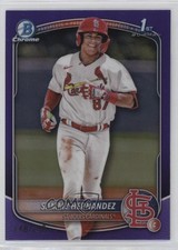 2025 Bowman Chrome Prospects Purple Refractor /250 Sammy Hernandez #BCP-66 1i45