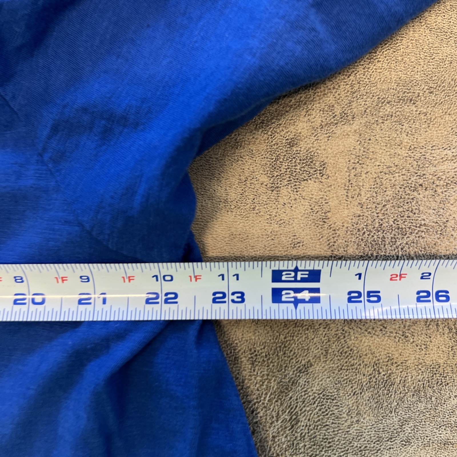 Luck Brand Shirt Women's 2X Blue Embroidered Rose Flower Tee NWT