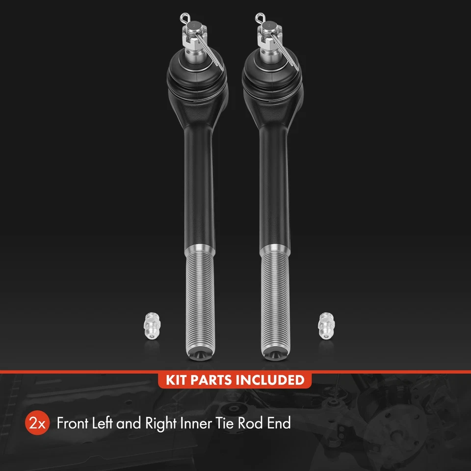 2Pcs Front Inner Tie Rod End for Cadillac Brougham 1987-1992 DeVille Fleetwood - Image 3 of 4