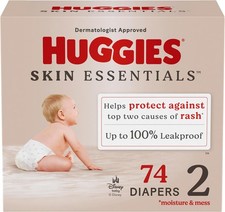 Huggies Size 2 Diapers, Skin Essentials Baby 2 2, White