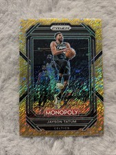 2022-23 Panini Prizm Monopoly - Jayson Tatum #4 Gold Money Shimmer Prizm /500
