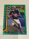 2025 Topps Chrome Justin Jefferson Green Wave Refractor #/99 Minnesota Vikings