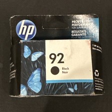 HP 92 Ink Cartridge - Black  C9362WN New Sealed EXP