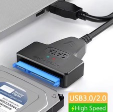 USB 3.0 to SATA III Adapter Cable for 2.5" SSD HDD Hard Drive 6Gbps 22-Pin