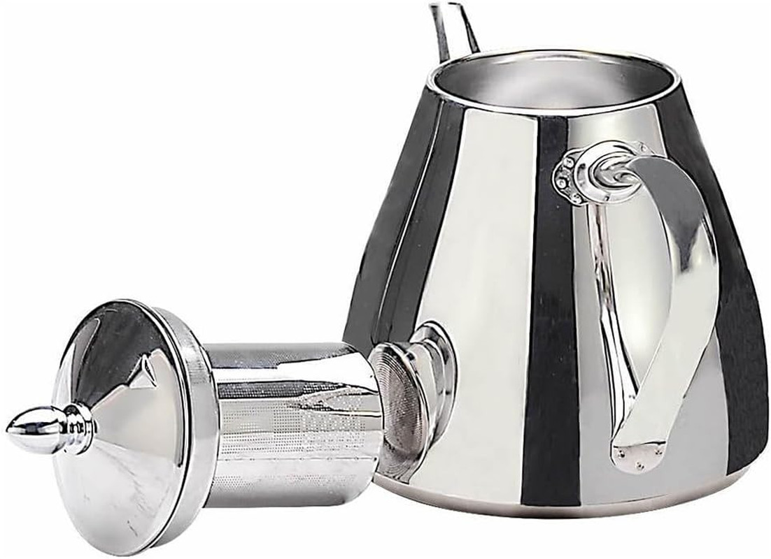 Théière en acier inoxydable incassable 2,0L qui garde le thé chaud sans fuite