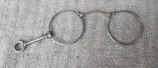 ANTIQUE STERLING SILVER LORGNETTE Saart Bros Art Nouveau Folding Opera Glasses