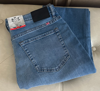 English Laundry Men's Harrow Straight Fit Jeans - Blue - Size 34x32