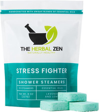 Stress Fighter Shower Steamers Aromatherapy for Relaxing - USA Made Valentines D