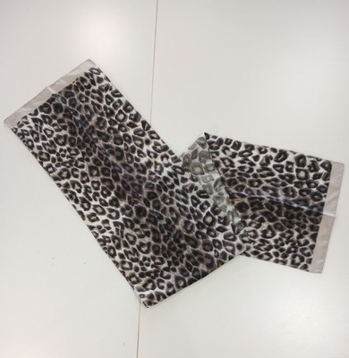 Tomar Fashions Animal Print Scarf Rectangle  Polyester 11  W X 53  L