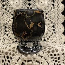 Vintage Ron’s on Nordic Marble And Chrome Smoking Cigarette Holder 1955-1958.