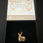 2023 1 oz  SWEET GILDED RABBIT MONGOLIA 1000 TOGROG 888 PIECES CIT