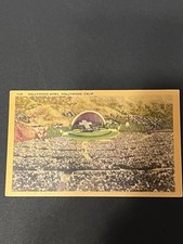 Vintage Postcard Hollywood Bowl California Linen Easter Sunrise Service PD 1939