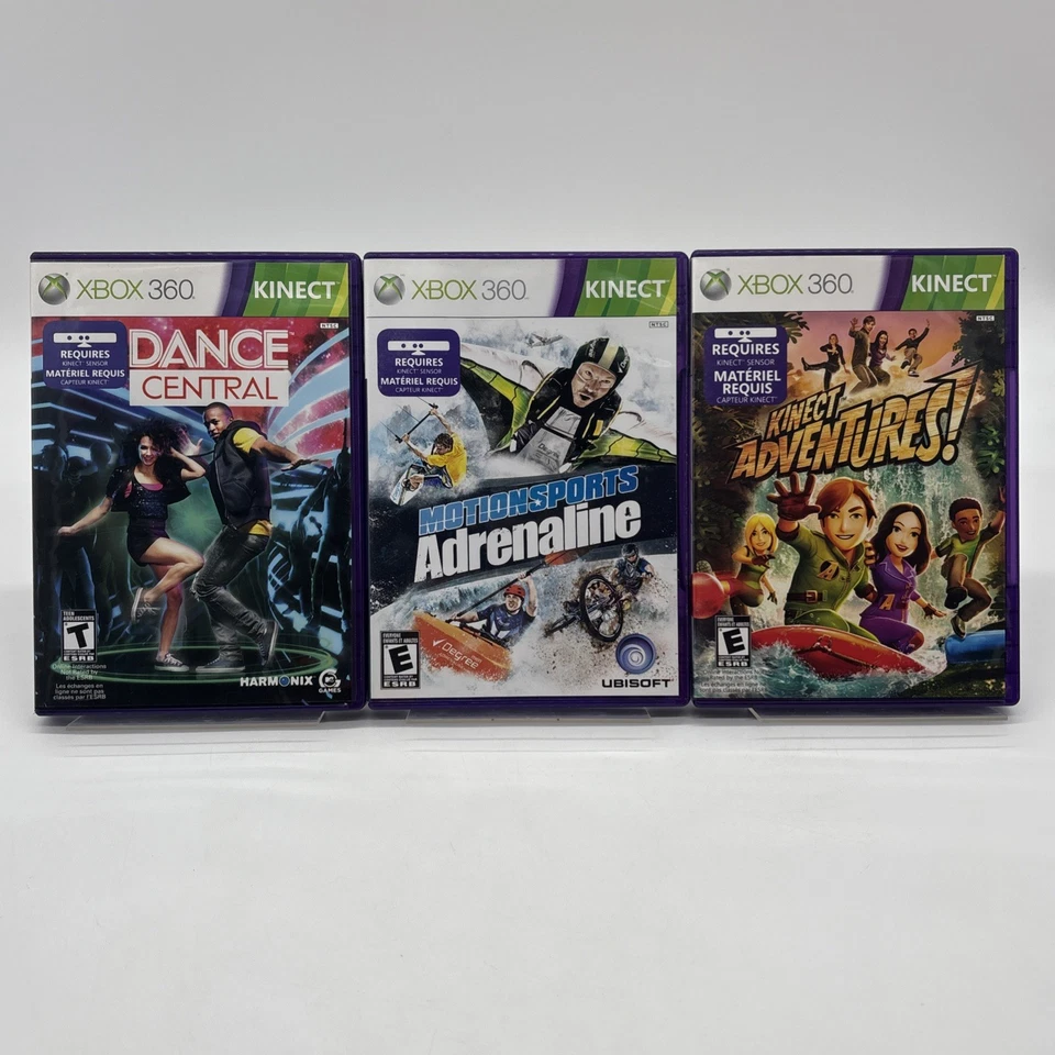 Lot of 12 Xbox 360 Kinect Games - Various Condition - Untested Some Manuals - Image 3 of 4