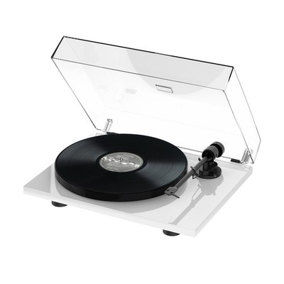 Pro-Ject E1 Turntable - Satin White, Audio Technica AT3600L Cartridge (DEMO)