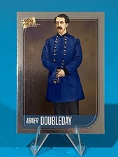2021 Super Products Pieces of the Past Abner Doubleday Silver Foil Card #87