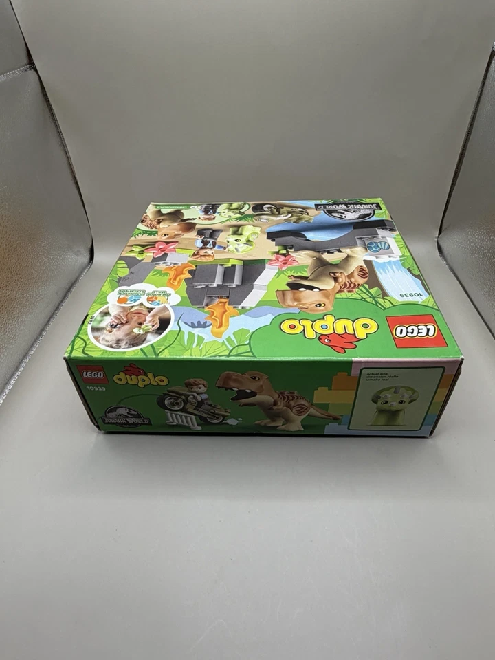 乐高侏罗纪 Duplo 10939 T-Rex 三角龙 恐龙 突破 全新未拆封 — 第 3/4 张图片